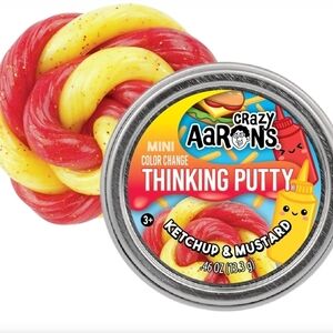 Crazy Aaron's Ketchup & Mustard Thinking Putty